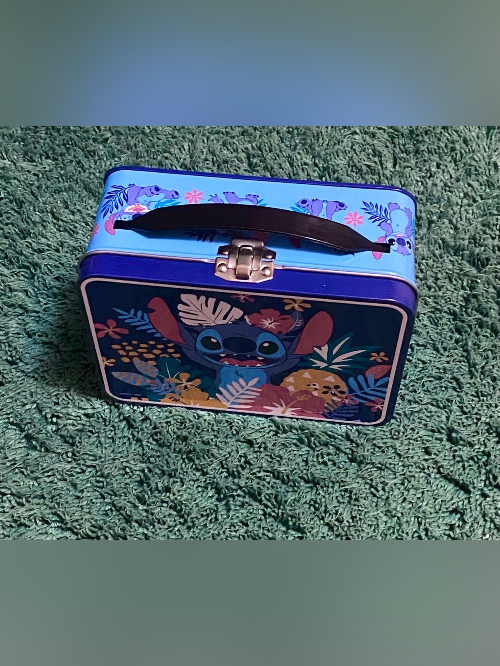 Disney Stitch Metal Container 4 piece Bundle